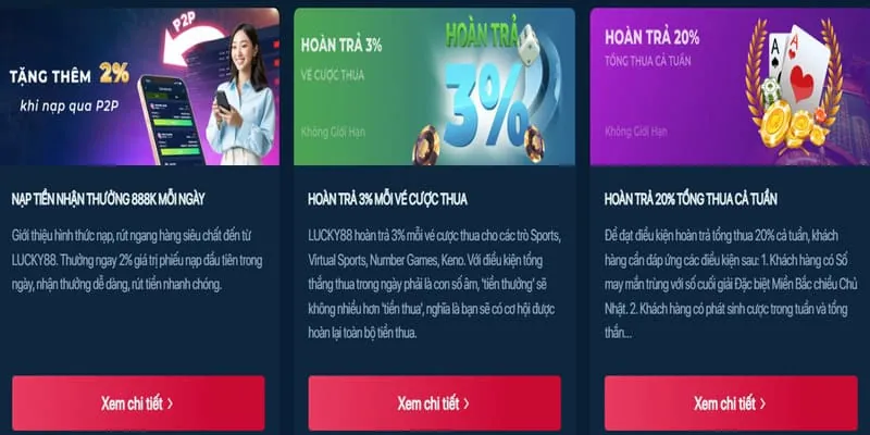 Ưu đãi đăng ký WCM Casino